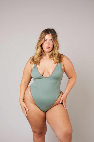 Original Cut Swimsuit (Green)